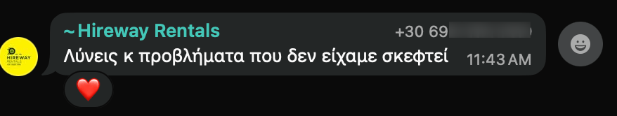 Hireway Rentals για τη Localle: "Λύνεις κ προβλήματα που δεν είχαμε σκεφτεί"